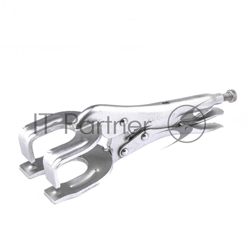 Зажим ручной СИБРТЕХ , двойной, точечная фиксация, 225 мм 18429