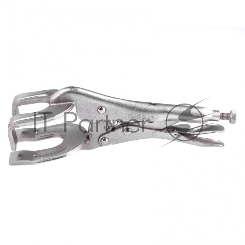 Зажим ручной СИБРТЕХ , двойной, точечная фиксация, 225 мм 18429