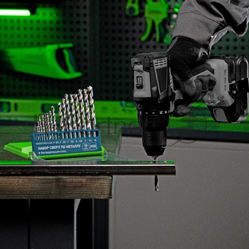 Набор сверл по металлу СИБРТЕХ , 43739 мм 723887