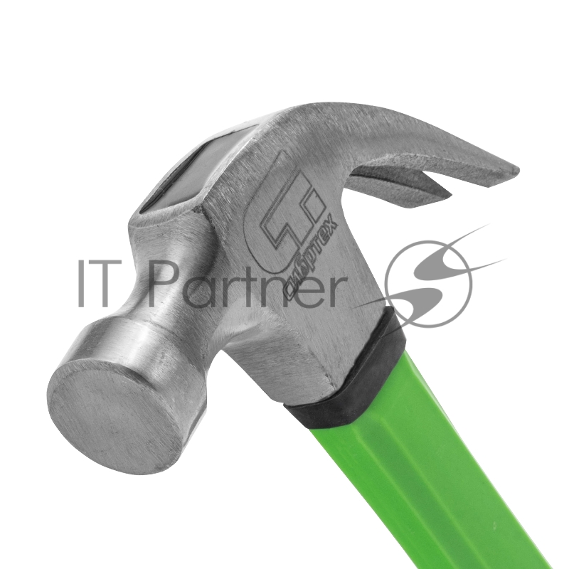 Молоток-гвоздодер СИБРТЕХ ,450г, фибергласовая обрезиненная рукоятка// СИБРТЕХ 10442