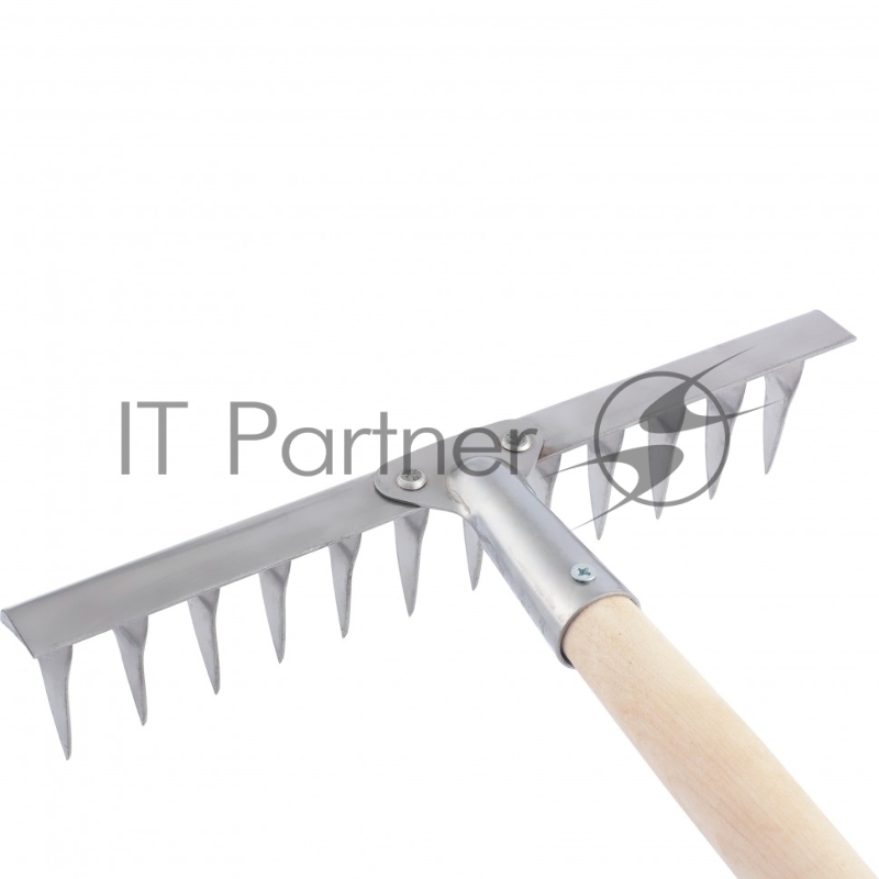 Грабли 12-зубые витые СИБРТЕХ , 290 мм, нерж. сталь, черенок в/с// СИБРТЕХ Россия 61754