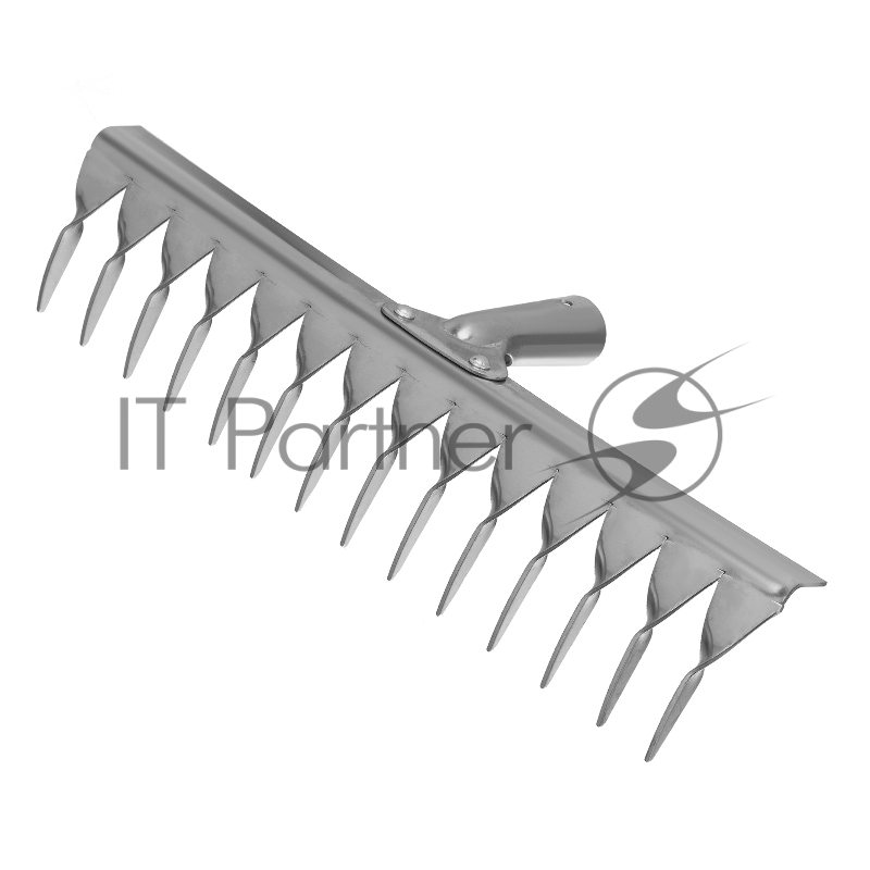 Грабли 14-зубые витые СИБРТЕХ , 340 мм, нерж. сталь, без черенка// СИБРТЕХ Россия 61759