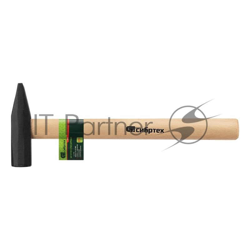 Молоток слесарный СИБРТЕХ , 800 г, квадратный боек, деревянная рукоятка 10220