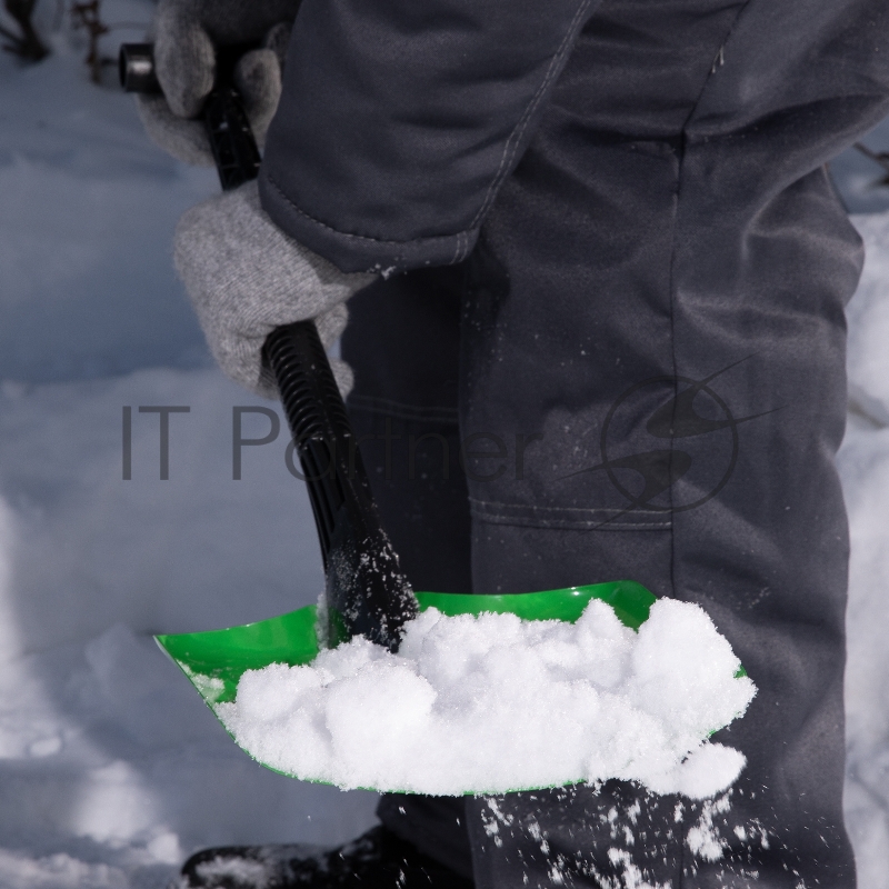 Лопата универсальная СИБРТЕХ стальная 260 х 205 мм, черенок из пластика, Россия 61623