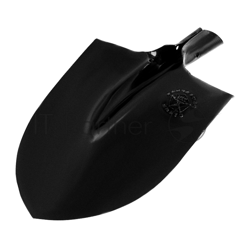 Лопата штыковая американка СИБРТЕХ , рельсовая сталь, без черенка, 614702