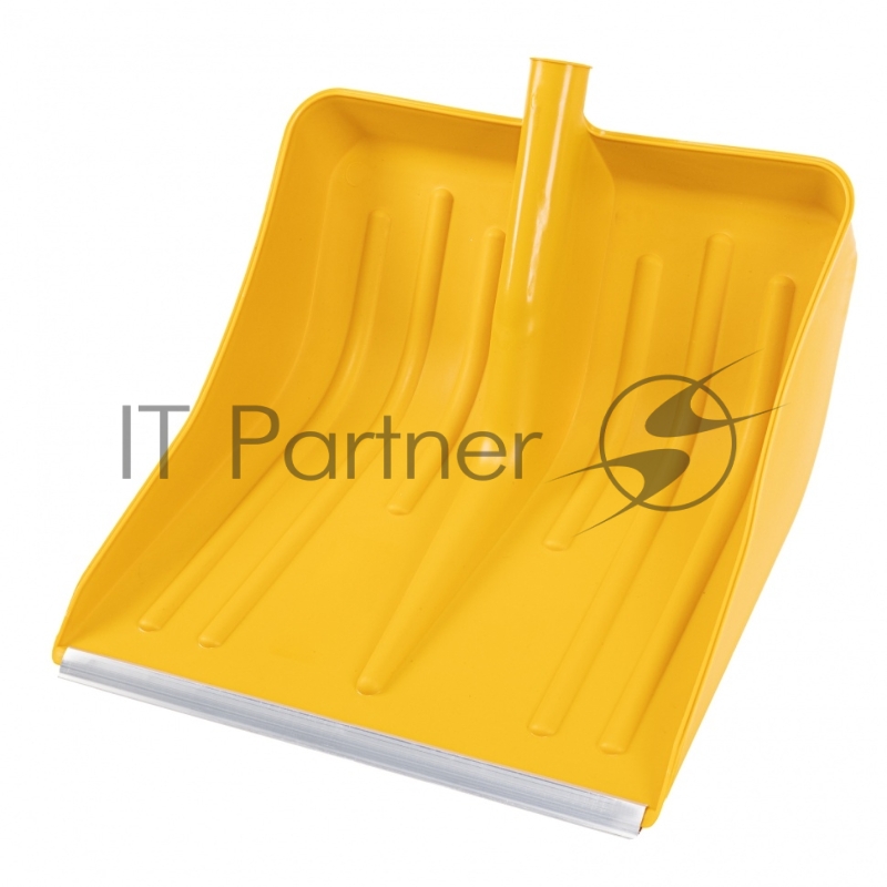 Лопата полипропиленовая СИБРТЕХ желтая 400 х 420 мм без черенка, Россия 61616