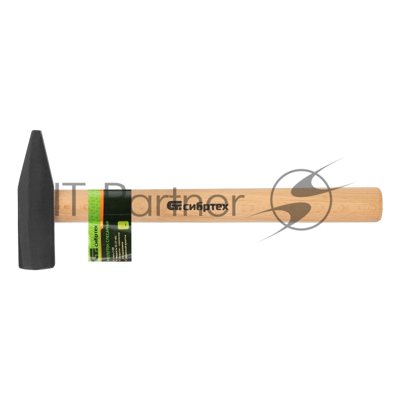 Молоток слесарный СИБРТЕХ , 1000 г, квадратный боек, деревянная рукоятка 10222