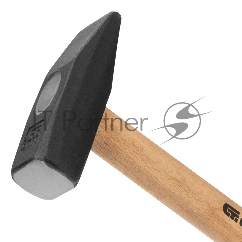 Молоток слесарный СИБРТЕХ , 1000 г, квадратный боек, деревянная рукоятка 10222