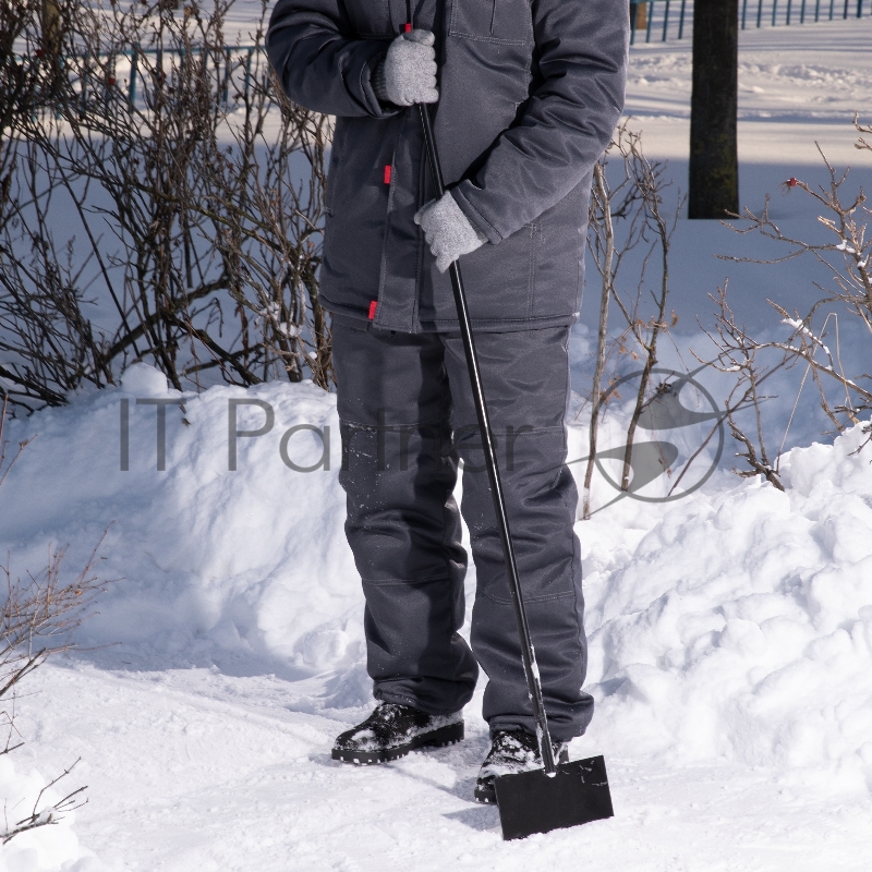 Ледоруб-скребок СИБРТЕХ ,200 мм,1,1 кг металлический черенок 1200 мм//Р 61524