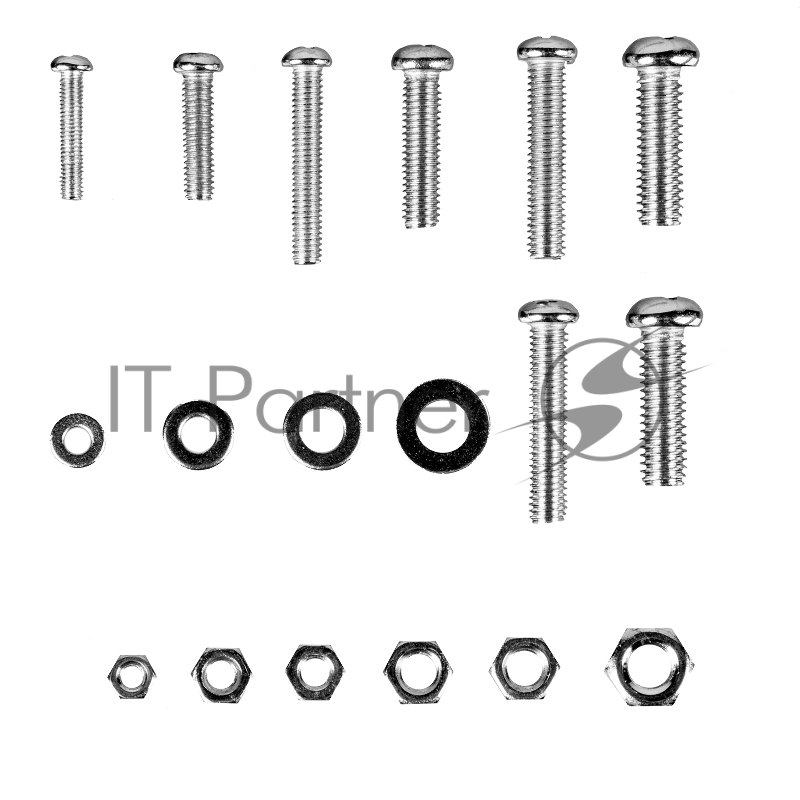 Набор винтов СИБРТЕХ , гаек, шайб, 420 предм.// СИБРТЕХ 47617