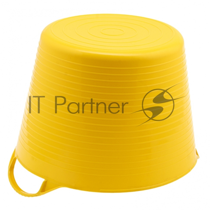 Ведро гибкое СИБРТЕХ сверхпрочное 14л, желтое // СИБРТЕХ 67502
