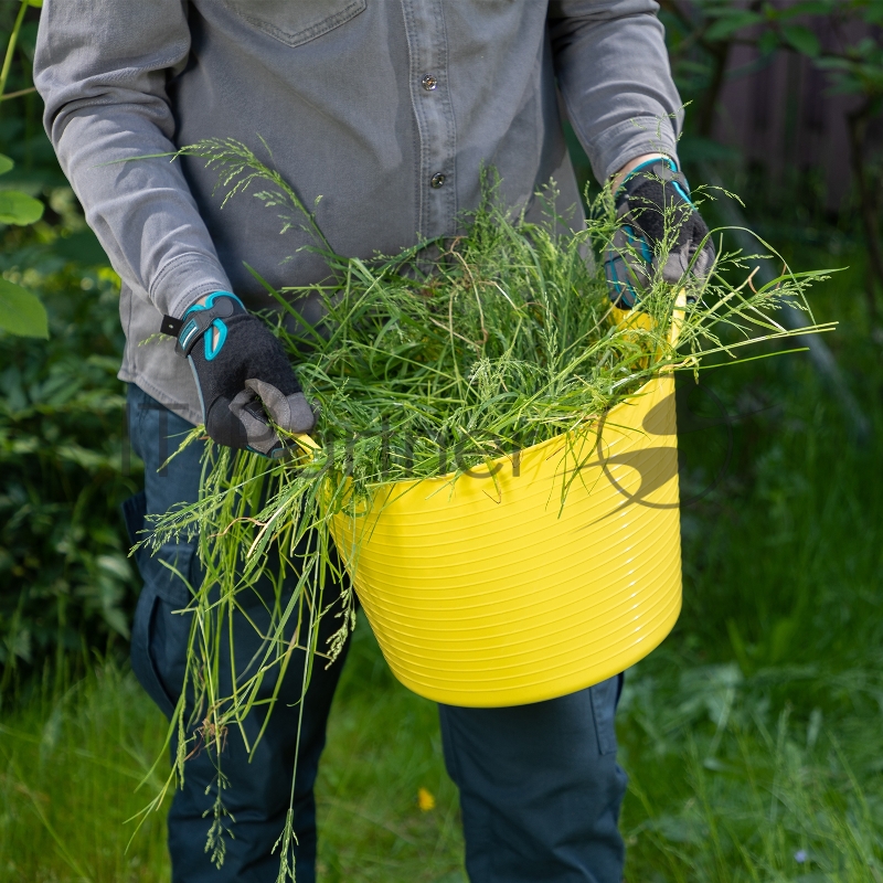 Ведро гибкое СИБРТЕХ сверхпрочное 14л, желтое // СИБРТЕХ 67502