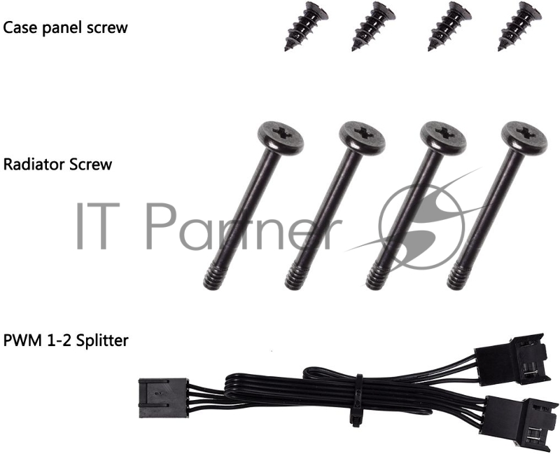 Вентилятор ID-COOLING WF-12025-XT-R 120x120x25мм (80шт./кор, PWM, Red LED, 700-1800об/мин) BOX