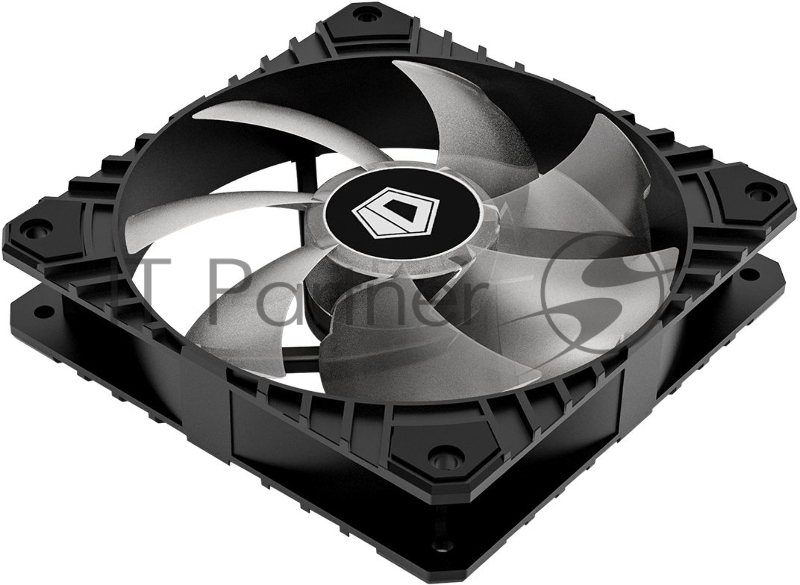 Вентилятор ID-COOLING WF-12025-SD-K 120x120x25мм (80шт./кор, 1600об/мин, Black) BOX