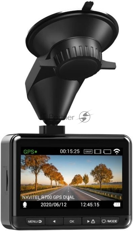 Видеорегистратор Navitel R700 GPS 2CH черный 1080x1920 1080p 170гр. GPS MSTAR AIT8339
