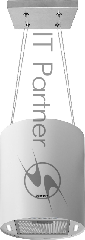 Вытяжка каминная Weissgauff Nissa Remote WH белый управление: кнопочное (1 мотор)