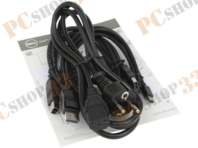 ЖК-монитор 27.0 Dell U2715H 2560x1440, 8мс (GtG), черно-серебр. (2xHDMI, 2xDP, miniDP, USB Hub)