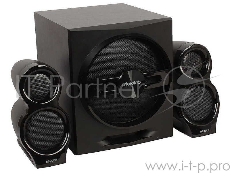 Колонки MICROLAB T10 2 колонки+сабвуфер черные (56W RMS)