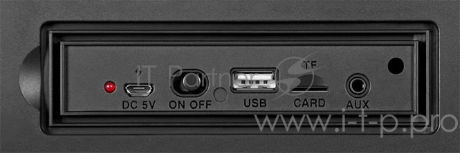 Колонки SVEN PS-430, черный (15 Вт, Waterproof (IPx5),Bluetooth, FM, USB, microSD, LED-дисплей, 2000мА*ч)