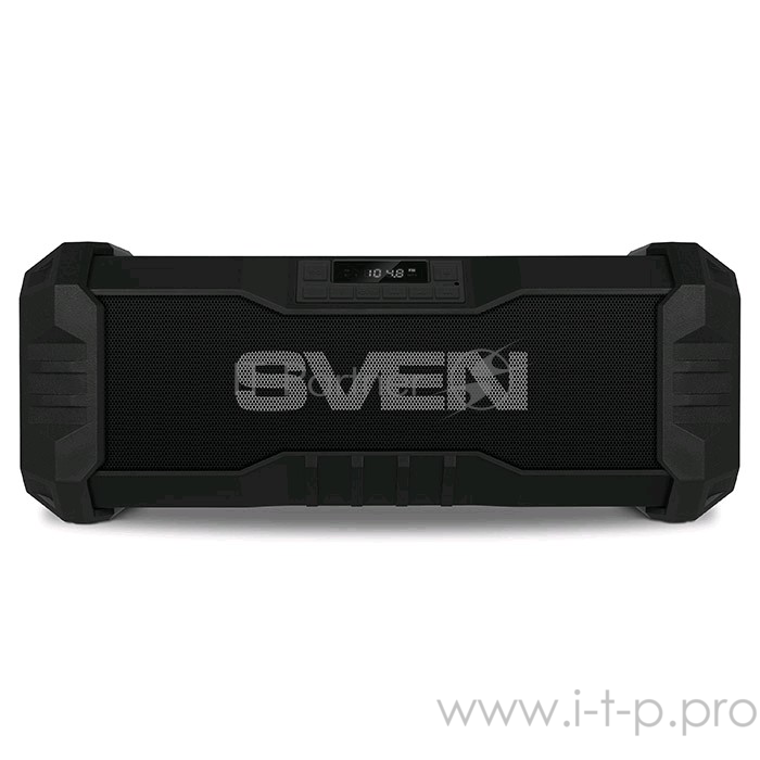 Колонки SVEN PS-430, черный (15 Вт, Waterproof (IPx5),Bluetooth, FM, USB, microSD, LED-дисплей, 2000мА*ч)