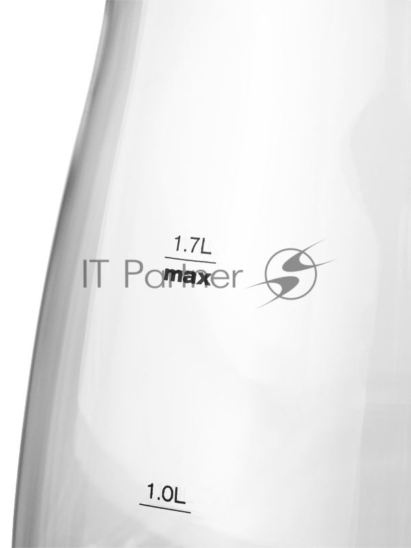 Чайник электрический Hyundai HYK-G2011 1.7л. 2200Вт черный (корпус: стекло)