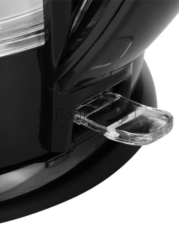 Чайник электрический Hyundai HYK-G2011 1.7л. 2200Вт черный (корпус: стекло)