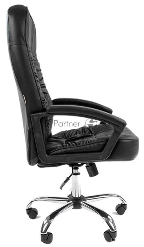 Офисное кресло Chairman 418 Россия черная кожа