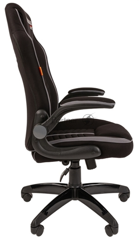 Офисное кресло Chairman game 19 Россия ткань черн./сер. н.п.