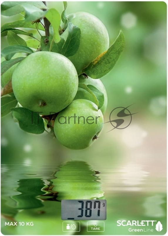 Весы кухонные электронные Scarlett Green Line SC-KS57P91 макс.вес:5кг рисунок