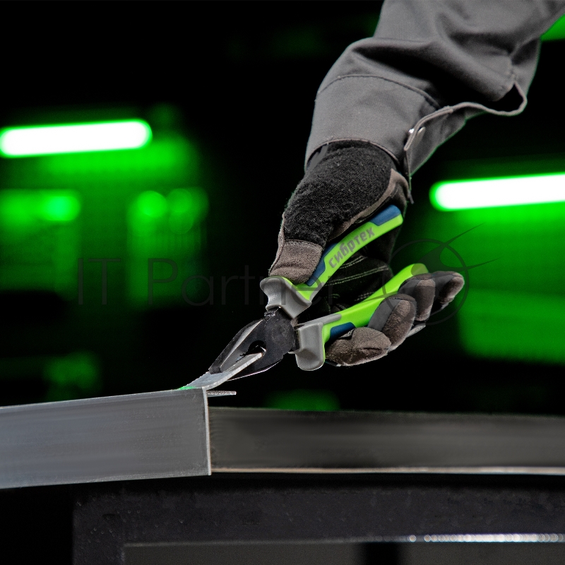 Плоскогубцы комбинированные СИБРТЕХ , 180 мм, фосфатирование, трехкомпонентные рукоятки 17054