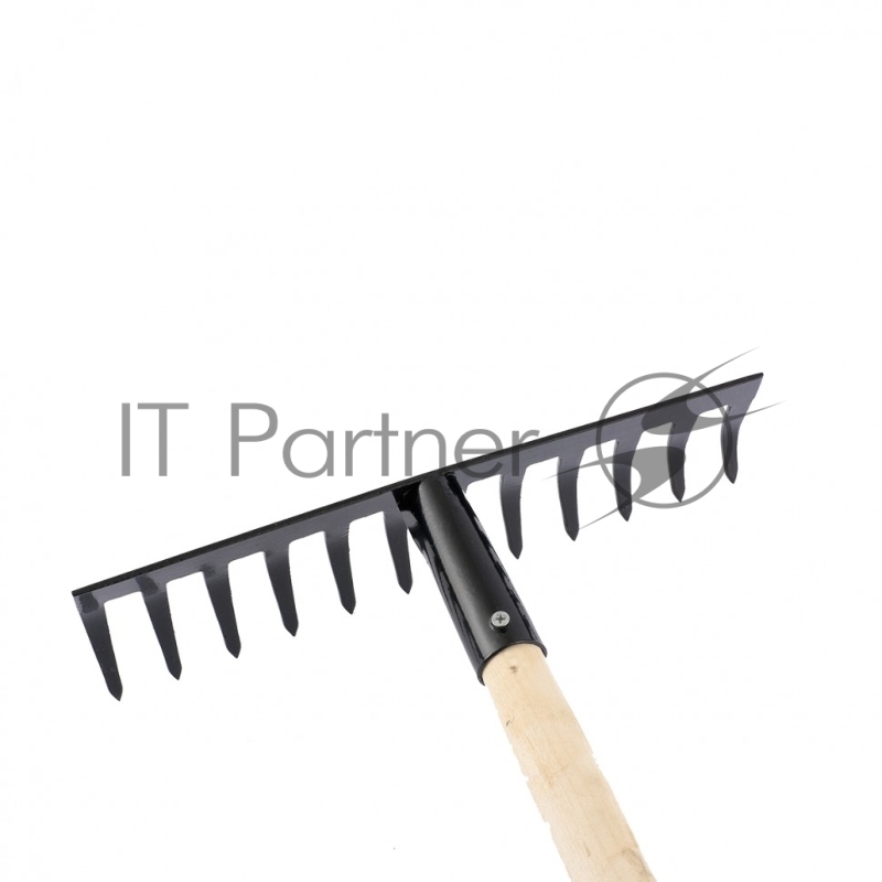 Грабли 12-зубые СИБРТЕХ с черенком прямые 300 мм 61741