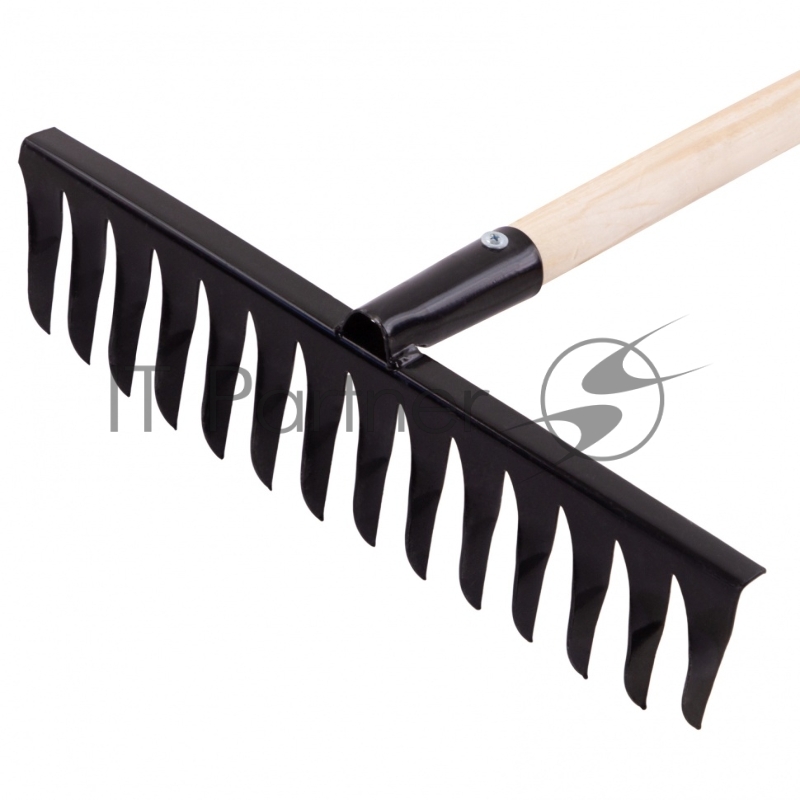 Грабли СИБРТЕХ 14-зубые,350мм,с черенком,витые//СИБРТЕХ Россия 61768