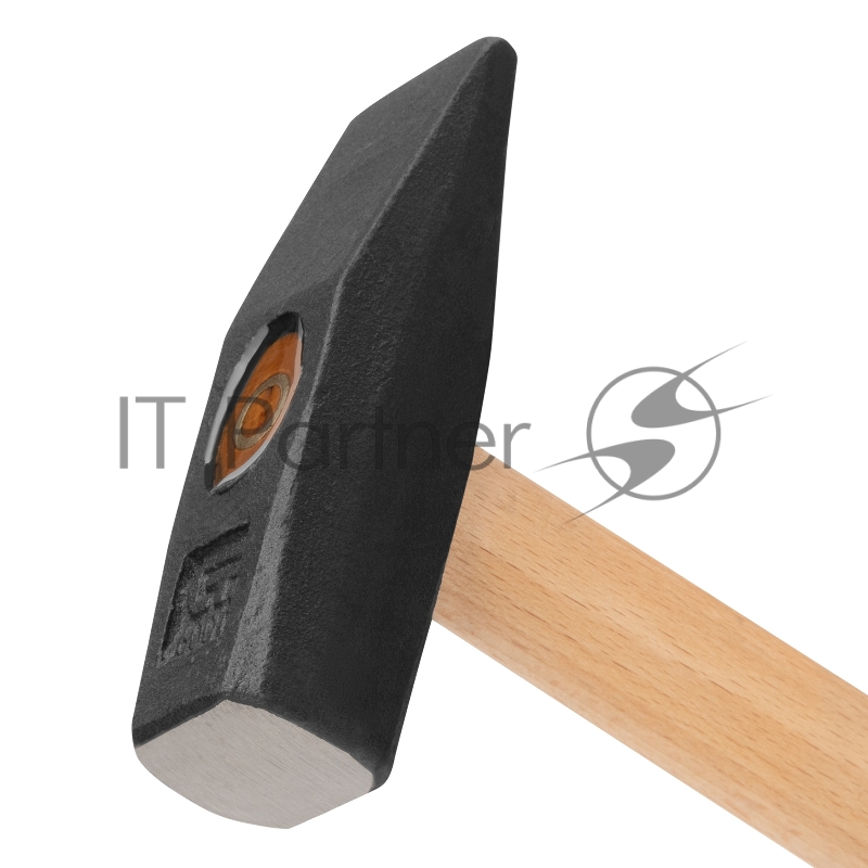 Молоток СИБРТЕХ слесарный, 600 г, квадратный боек, деревянная рукоятка 10219