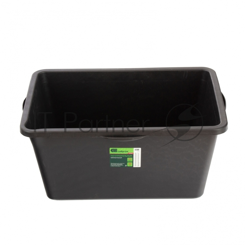 Таз прямоугольный СИБРТЕХ строительный, 60 л 814445
