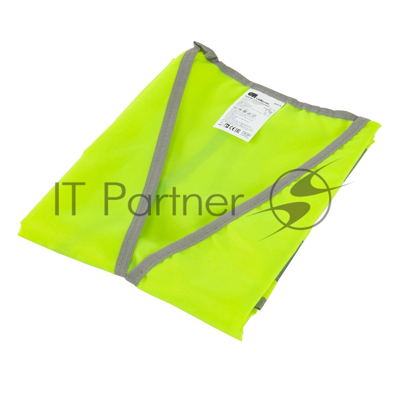 Жилет сигнальный СИБРТЕХ , желтый, размер XL// СИБРТЕХ 89515