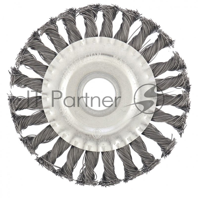 Щетка СИБРТЕХ для УШМ 125 мм, посадка 22,2 мм, плоская 746327