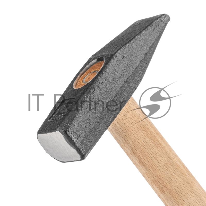 СИБРТЕХ Молоток слесарный, 500 г, квадратный боек, деревянная рукоятка 10217