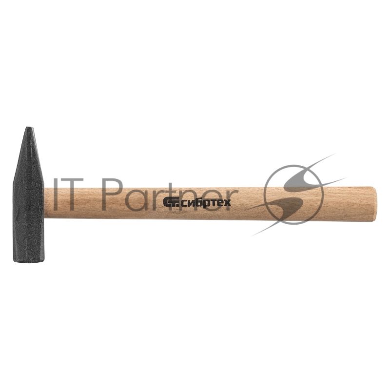 СИБРТЕХ Молоток слесарный, 500 г, квадратный боек, деревянная рукоятка 10217