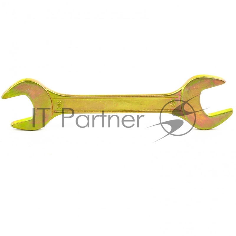 Ключ СИБРТЕХ рожковый,30x32 мм,желтый цинк//14315