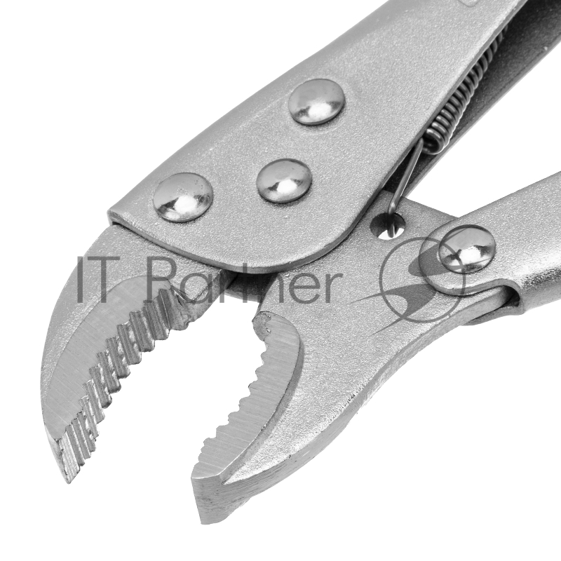 Зажим СИБРТЕХ ручной, полукруглый захват, 180 мм 18421