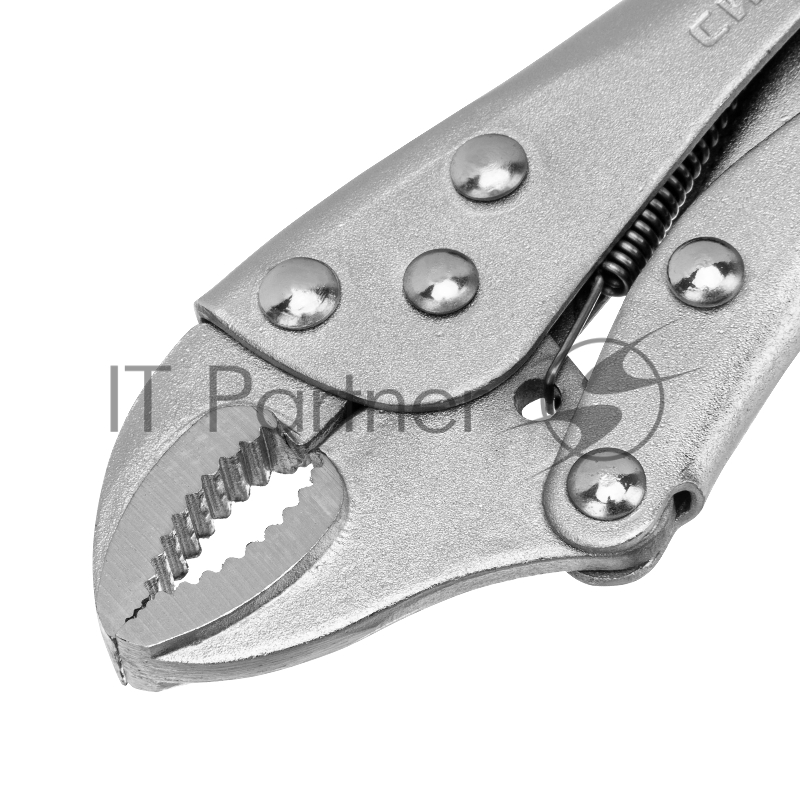 Зажим СИБРТЕХ ручной, полукруглый захват, 180 мм 18421