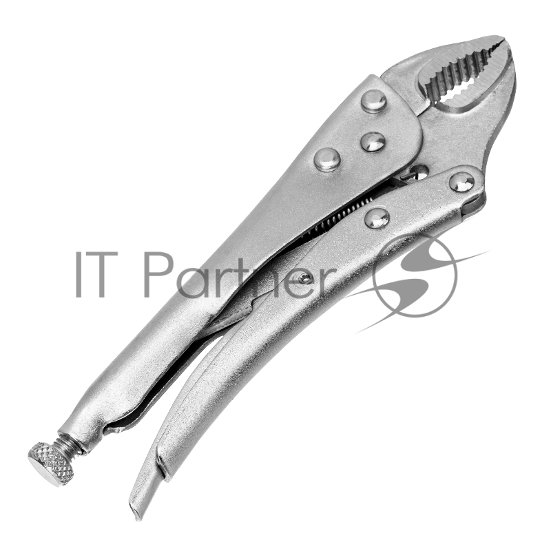 Зажим СИБРТЕХ ручной, полукруглый захват, 180 мм 18421