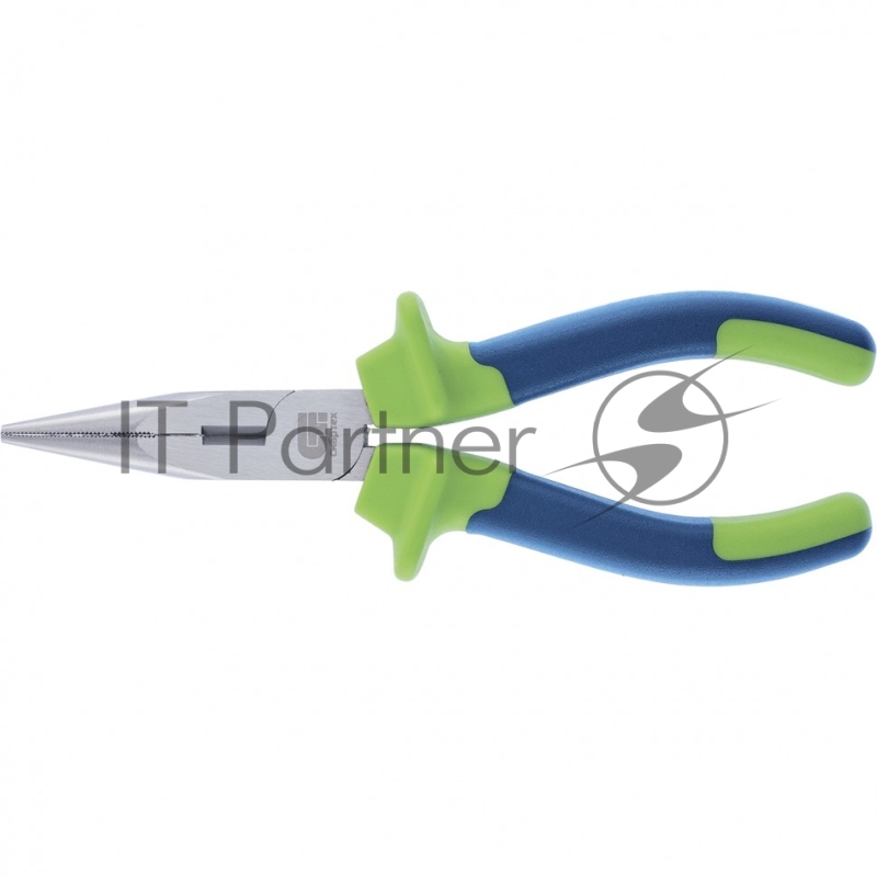 Длинногубцы СИБРТЕХ прямые,160 мм, двухкомпонентные рукоятки// СИБРТЕХ 17104