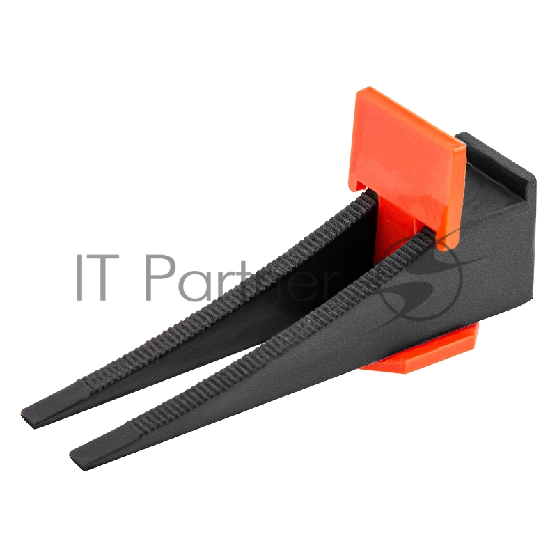 Система СИБРТЕХ выравнивания плитки СВП. Комплект - зажим + клин 50/50 шт. ведерко ПЭНД 1100 мл // СИБРТЕХ 88070