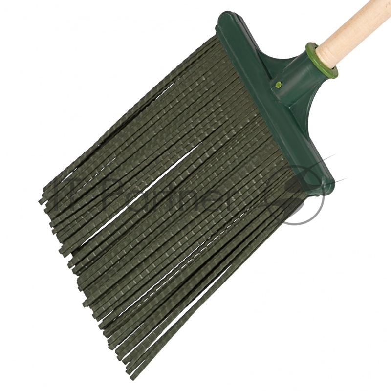 Метла СИБРТЕХ полипропиленовая 230 х 250 мм плоская, с черенком, 63228