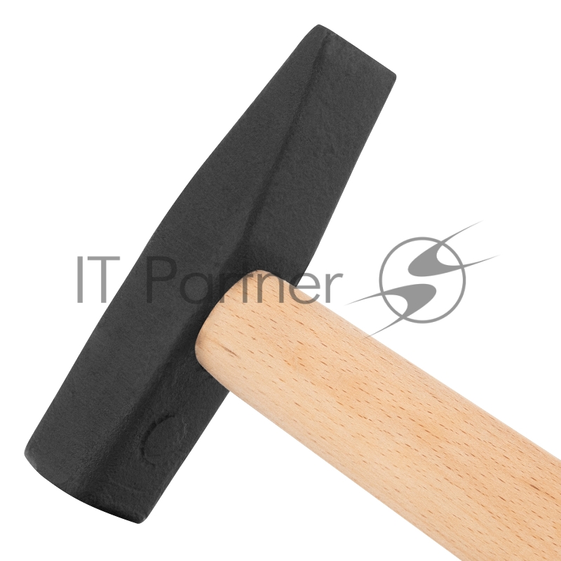 Молоток СИБРТЕХ слесарный, 400 г, квадратный боек, деревянная рукоятка 10216