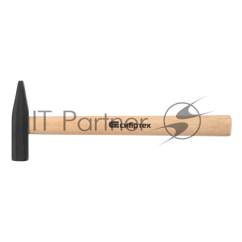 Молоток СИБРТЕХ слесарный, 400 г, квадратный боек, деревянная рукоятка 10216