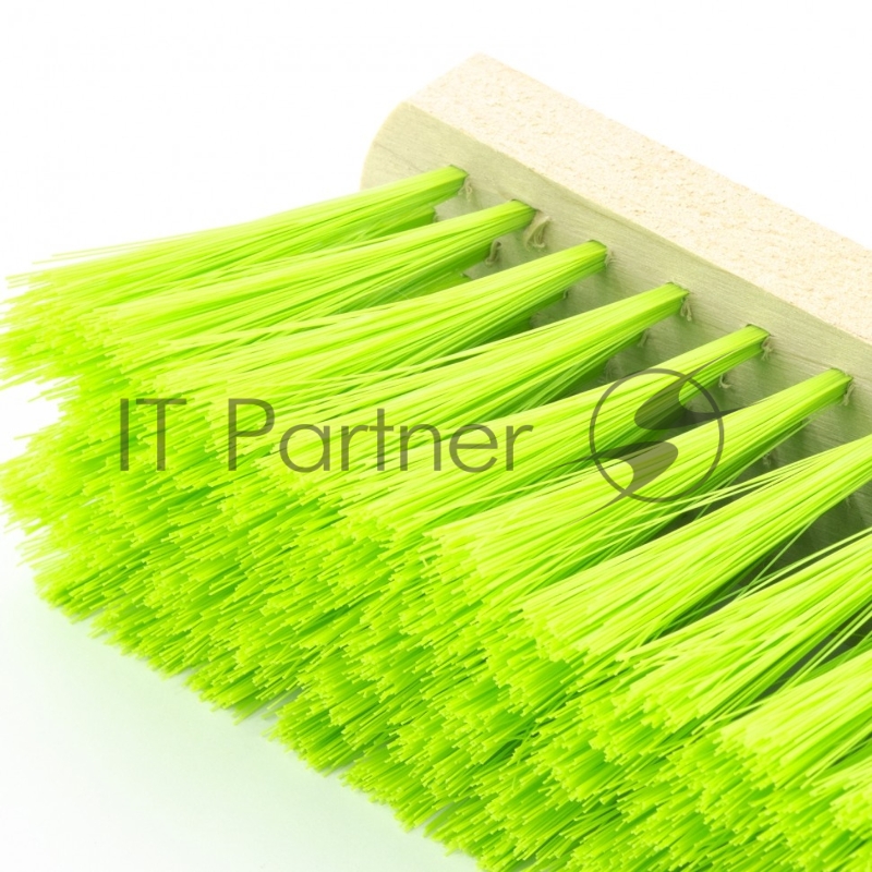 Щетка СИБРТЕХ деревянная для пола,400 мм5 рядтулейка с резьбой под углом, без черенка 84626