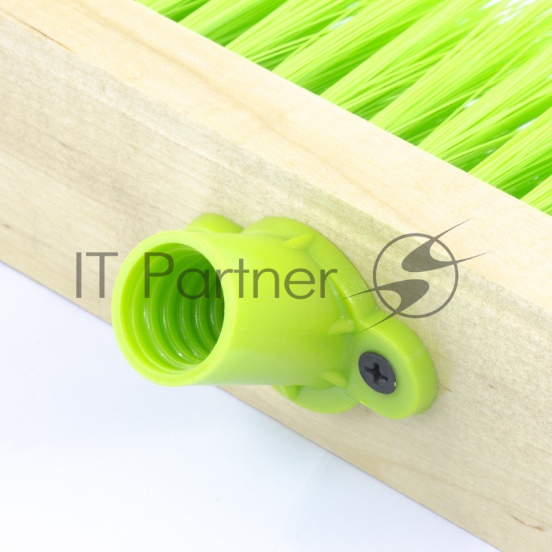 Щетка СИБРТЕХ деревянная для пола,400 мм5 рядтулейка с резьбой под углом, без черенка 84626