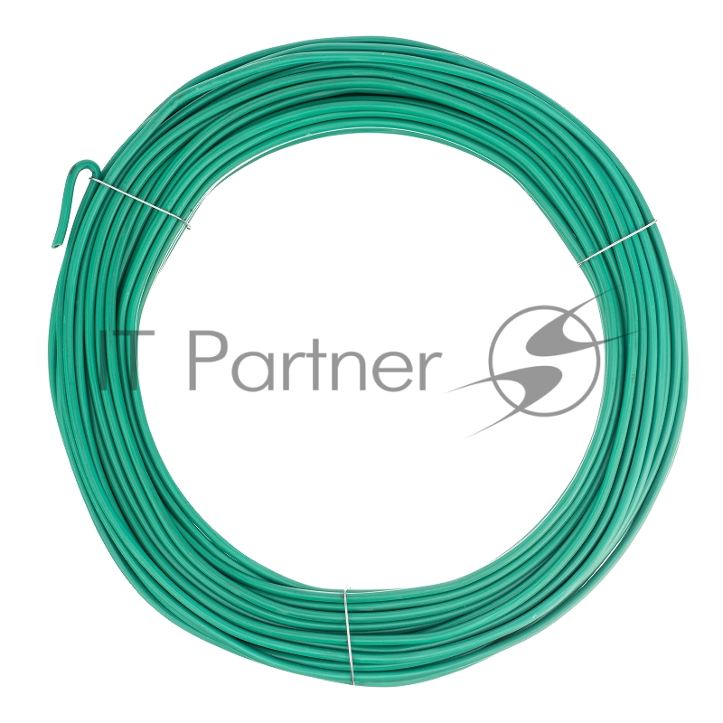 Проволока СИБРТЕХ для подвязки,стальная в ПВХ зелёный 25 м 64380